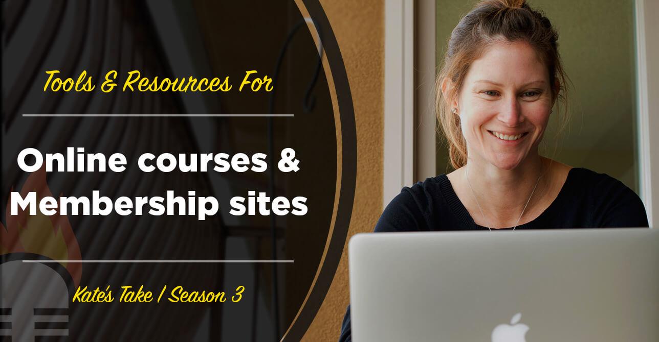 online courses and recurring membership sites
